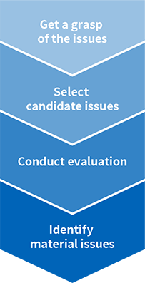 Process of Identifying Material Issues